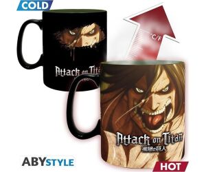 Taza abystyle attack on titan shingeki no kyojin titan eren s3 460 ml