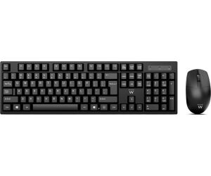 Ewent EW3281 teclado Ratón incluido RF inalámbrico QWERTY Español Negro