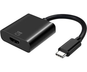 Conversor HDMI 4K 60Hz Aisens A109-0344/ HDMI Hembra - USB Tipo-C Macho/ 15cm/ Negro