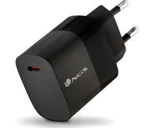 CARGADOR PARED GaN2 USB-C 20W NEGRO NGS