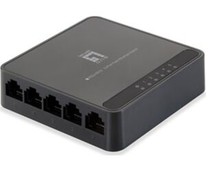 Switch sobremesa level one 5 puertos fast ethernet 10 - 100