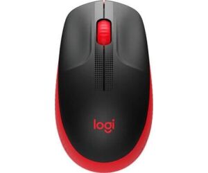 Ratn Inalmbrico Logitech M190/ Hasta 1000 DPI/ Rojo