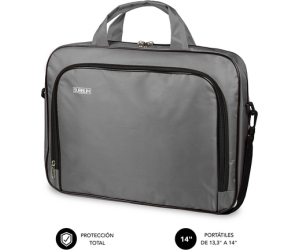 SUBBLIM Maletín Ordenador Oxford Laptop Bag 13,3"-14" Grey