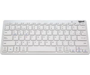 iggual Teclado Bluetooth Slim TKL-BT plata