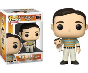 Funko pop cine virgen a los 40 andy sujetando a oscar con opcion chase 54469