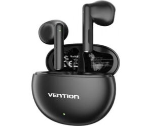 Auriculares Bluetooth Vention ELF 06 NBKB0 con estuche de carga/ Autonoma 6h/ Negros