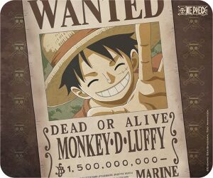 Alfombrilla raton abysse one piece cartel recompensa : luffy