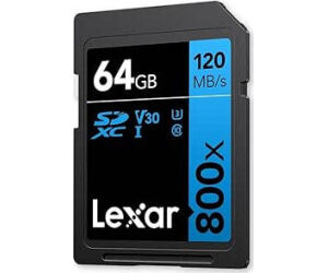 Lexar 64gb Professional 800x Pro Sdxc Uhs-i Cards,  Up To 150mb/s Read, C10 V30 U3