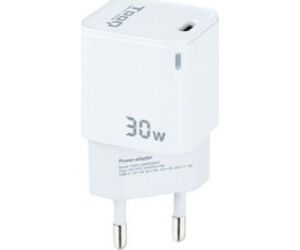 Cargador Gan de Pared TooQ TQWC-GANPD30WT/ 1xUSB Tipo-C/ 30W