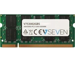 Memoria ram v7 sodimm 2gb ddr2 667mhz pc5300 cl5 non ecc