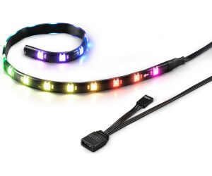 Tira rgb led sharkoon shark blades 360mmx10mmx3mm 18 leds longitud cable 60cm