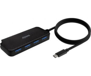 Hub Aisens Usb 3.1 Usb-c Usb-c/m-4xtipo A/h Negro 60cm