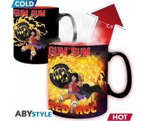 Taza abystyle one piece heat change luffy vs kaidou