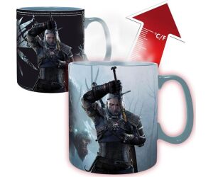 Taza abystyle the witcher geralt & ciri 460 ml