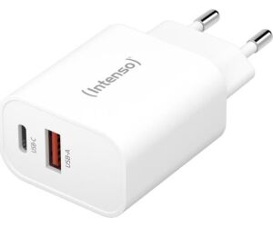 Intenso | Cargador pared W30AC|1xUSB-A 1xUSB-C