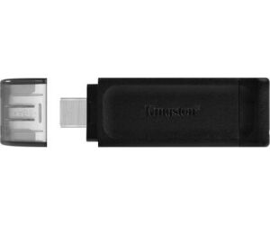 Kingston Technology DataTraveler 70 unidad flash USB 128 GB USB Tipo C 3.2 Gen 1 (3.1 Gen 1) Negro