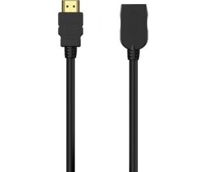 Cable Alargador HDMI Aisens A120-0547/ HDMI Macho - HDMI Hembra/ Hasta 10W/ 2250Mbps/ 5m/ Negro