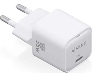 Cargador Gan de Pared Aisens ASCH-35W1P022-W/ 1xUSB Tipo-C/ 35W