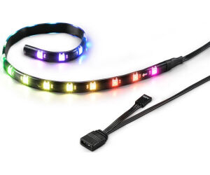 Tira Rgb Led Sharkoon Shark Blades 360mmx10mmx3mm 18 Leds Longitud Cable 60cm