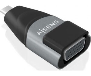 Adaptador USB Tipo-C Aisens A109-0863/ USB Tipo-C Macho/ VGA Hembra