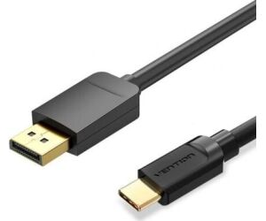 Conversor Usb-c/m A Displayport/m 1 M Negro Vention