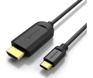 Cable Conversor HDMI 1.4 4K Vention CGUBF/ USB Tipo-C Macho - HDMI Macho/ 1m/ Negro