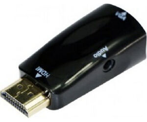 Adaptador Gembird Hdmi A Vga Hembra Con 3,5mm Audio 0,15m