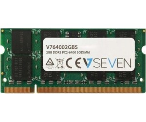 Memoria ram v7 sodimm 2gb ddr2 800mhz pc6400 cl6 non ecc