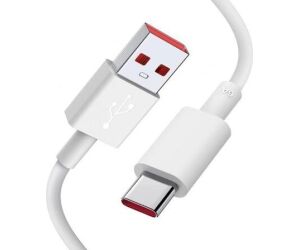 Cable USB Xiaomi 6A Type-A to Type-C/ USB Macho - USB Tipo-C Macho/ 1m/ Blanco