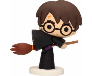 Figura sd toys harry potter mini harry potter volando con nimbus y con capa negra