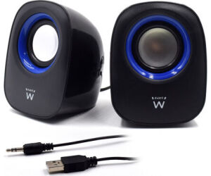 Ewent EW3501 altavoz De 2 vías Negro Alámbrico 5 W