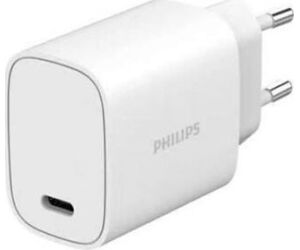 Cargador de Pared Philips DLP4329C/ 1xUSB Tipo-C/ 20W