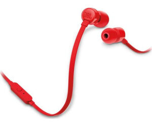 Auriculares intrauditivos jbl t160 red