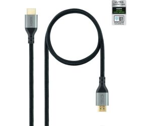 Nanocable Cable HDMI 2.1 Certificado ULTRA HIGH SPEED A/M-A/M, Negro, 2 m