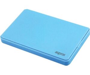 Caja Externa Usb 2.5'' Sata Screwless Azul Claro Approx