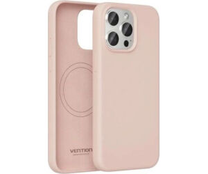 Funda Silicona con Magsafe Vention KUEP0-40/ Compatible con iPhone 14 Pro Max/ Rosa