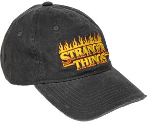 Gorra visera curva adulto stranger things negra