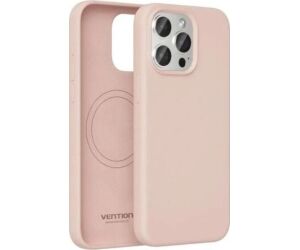 Funda Silicona con Magsafe Vention KUFP0-20/ Compatible con iPhone 15 Plus/ Rosa