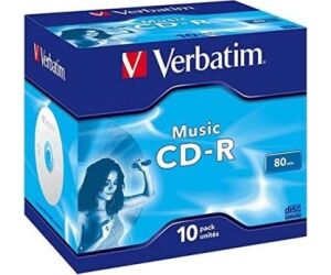 CD-R Verbatim Music 16X/ Caja-10uds