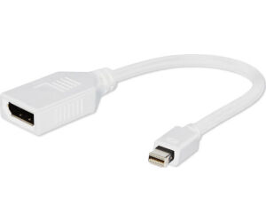 Cable Adaptador Gembird Mini Displayport Macho A Displayport Hembra Blanco