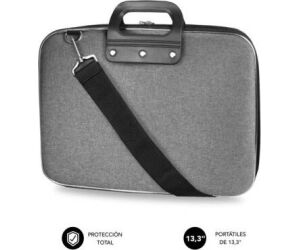 Maletn Subblim EVA Laptop Bag PL para Porttiles hasta 13.3"/ Cinta para Trolley/ Gris