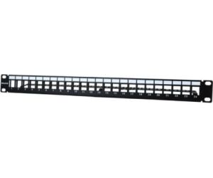 Patch Panel Phasak PA 3424/ 24 Puertos/ Cat.6/ Altura 1U/ Gestin de Cable/ Conectores RJ45 UTP No Incluidos