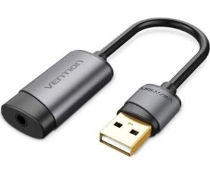 Tarjeta de Sonido Vention CDJHB/ USB Macho - Jack 3.5 Hembra