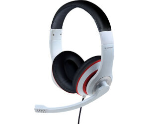 Auriculares Gembird Microfono Control Vol Blanco Negro Alambrico