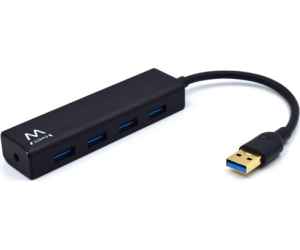 Ewent EW1136 hub de interfaz USB 3.2 Gen 1 (3.1 Gen 1) Type-A 480 Mbit/s Negro