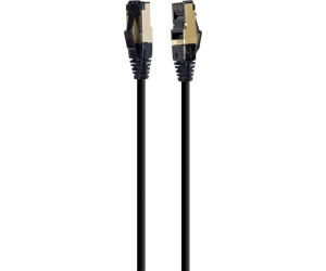 Cable Red S-ftp Gembird  Cat 8 Lszh Negro 3 M