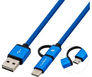 Coolbox Cable MULTIUSB MICRO/C Azul