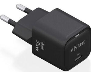 Cargador Gan de Pared Aisens ASCH-35W1P023-BK/ 1xUSB Tipo-C/ 35W