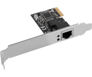 Tarjeta Red Lanberg Ethernet Rj45 Pci-e 1 Puerto Gigabit Lp