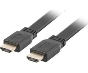 Cable hdmi lanberg macho - macho v2.0 4k plano 5m negro